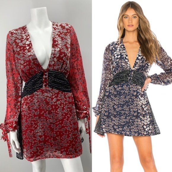 Tularosa Dresses & Skirts - NEW Tularosa Brentwood Mini Dress Red Small A44